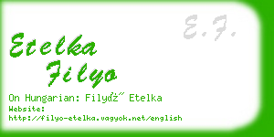 etelka filyo business card